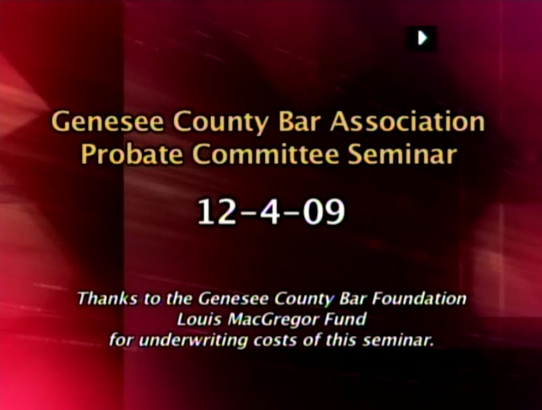 The Must Attend Probate Court Seminar of the Season